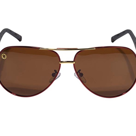 Lucyd Accessories - Sherman Shades by LUCYD Red Sunglasses
